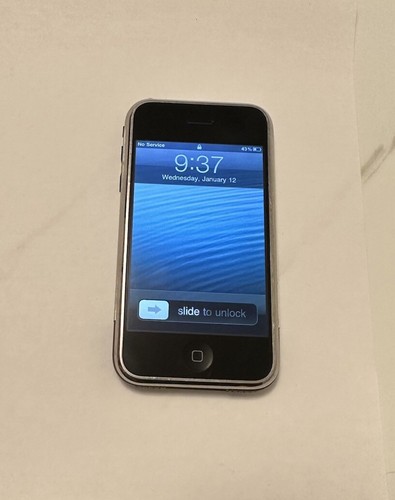 Apple iPhone 1st Generation - 8GB - Black (AT&T) A1203 (GSM) Cool Tweeks C100 - 第 1/21 張圖片