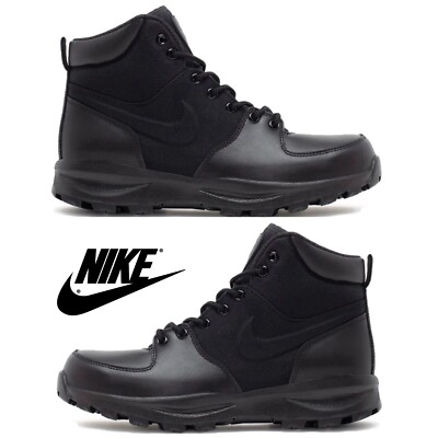 Nike Manoa Men's Boots Winter Hiking Shoes Waterproof Outdoor Sneakers Black