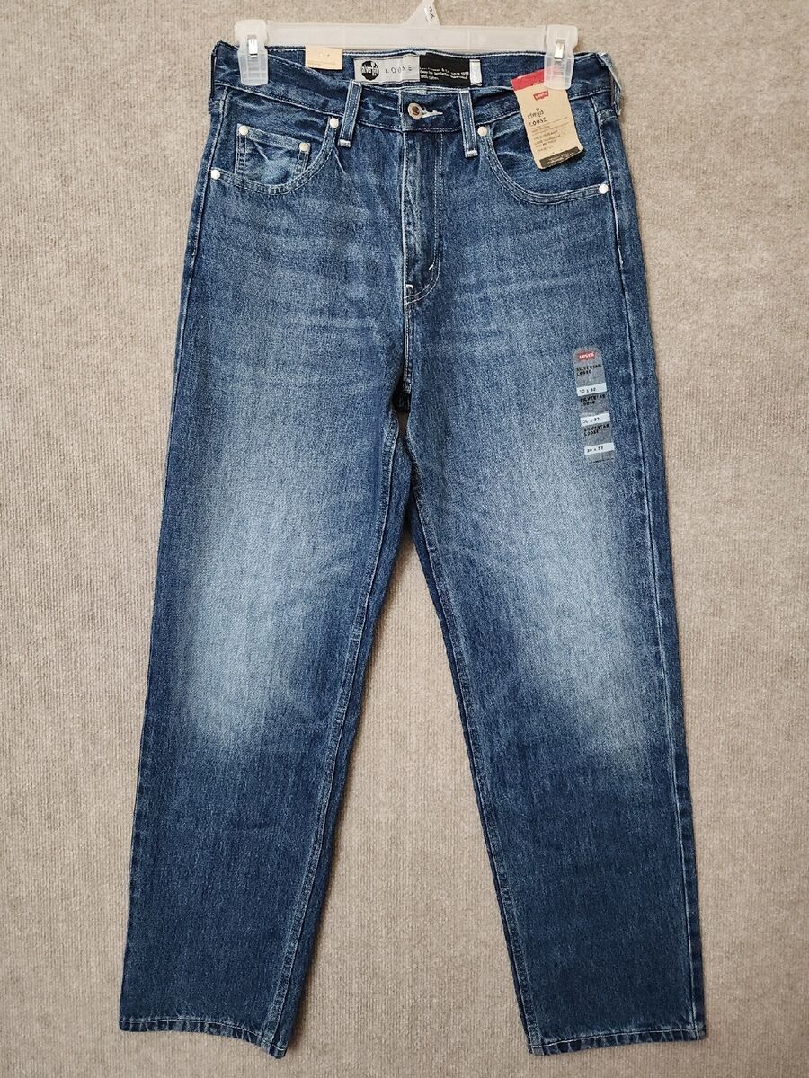 Levis SilverTab Loose Jeans Mens 30x32 Blue Medium Wash 100 Levis SilverTab Loose Jeans Mens 30x32 Blue Medium Wash 100
