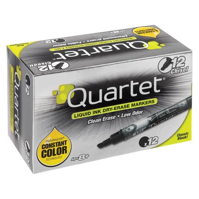 Quartet Dry Erase Markers, Whiteboard Markers, Chisel Tip, EnduraGlide, White...