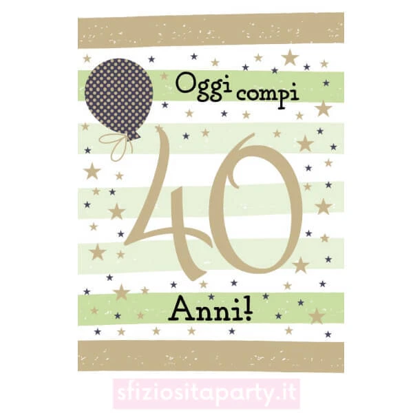 Biglietto Auguri 40 Anni | Prezzi E Offerte Su - Foto 5