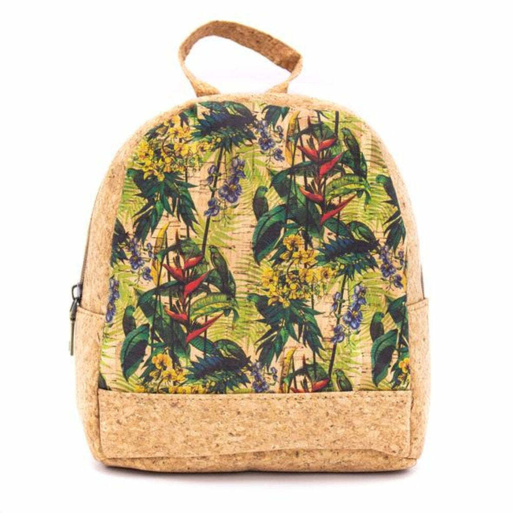 Cork Culture Approved Vegan Cork Backpack Tropical Style | eBay display picture 1