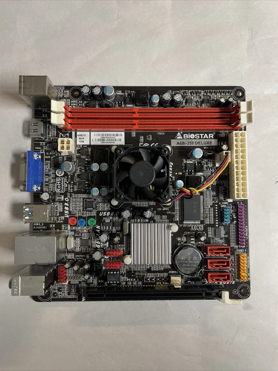 BioStar A68I 350 Deluxe VER6 AMD A68 Radeon 6310 Main System Motherboard MB14
