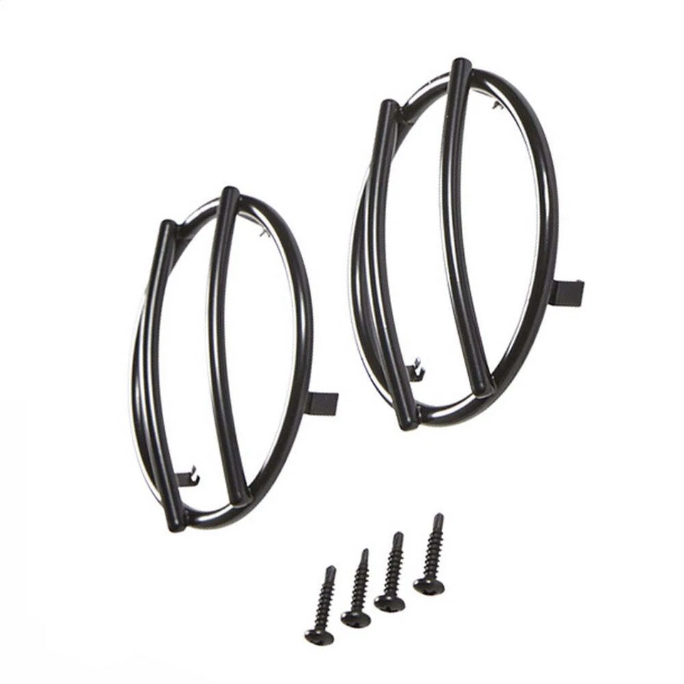 Smittybilt 5690 Black Euro Turn Signal Guards for 2007-2018 Jeep Wrangler JK Foto 3 de 4