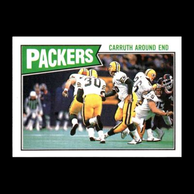 Paul Ott Carruth 1987 Topps Green Bay Packers #350 R326G 34
