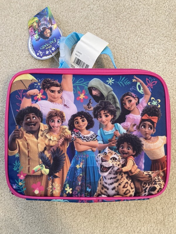 NWT Disney Movie Encanto Kids Girls Madrigal Insulated School Lunch Bag Box Tote