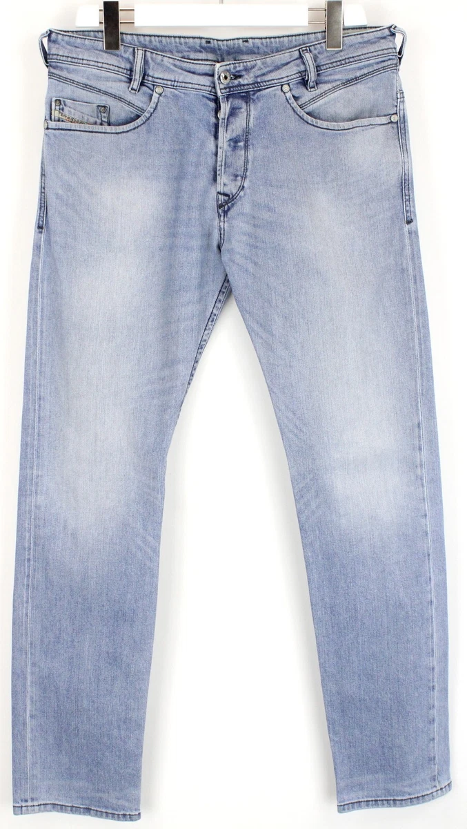 Diesel Iakop Regular Slim tapered 0842h Stretch Hommes Jeans W34 L32 D lav