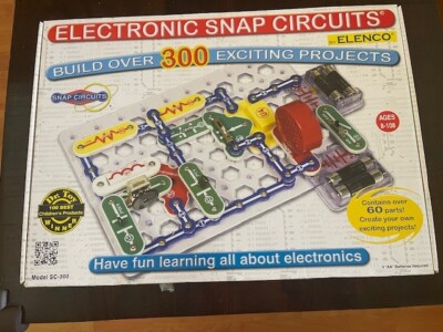 Snap Circuits Kit SC300 300 Projects Elenco Electronics New Open Box Complete