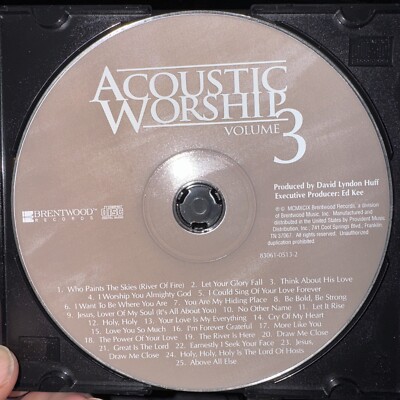 David Lyndon Huff    Acoustic Worship (1998) US CD Near Mint Awesome God Great