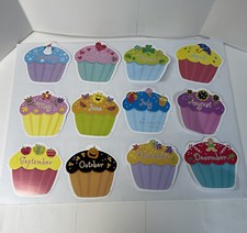 Creative Teaching 10-Inch Jumbo Designer Cut-Outs, Cupcakes Accent for