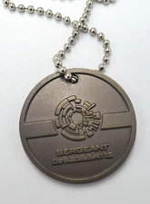 QMX Serenity/Firefly Malcolm Reynolds Metal Dog Tag- Error Version (2) w Chain