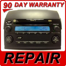REPAIR SERVICE ONLY TOYOTA Sienna JBL FM Radio Stereo MP3 Single CD Player FIX
