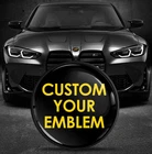 Personalised Emblem Compatible with BMW Front Bonnet Tailgate 82mm 74mm