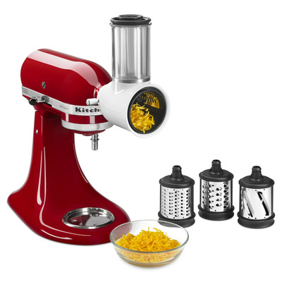 KitchenAid KSMVSA Fresh Prep Slicer Shredder Attachment White
