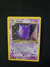 Carta rara Pokemon Fossil Gengar Holo #5/62 come nuova - come nuova