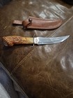 Fixed Blade Knife Stainless Steel Blade With Antler Style Handle — photo 5