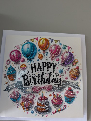 diamond art birthday cards - Picture 1 of 1