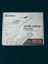 AORUS PRO ICE X870E DDR5 AMD Ryzen Socket AM5 Gaming Motherboard🔥🔥New Open Box