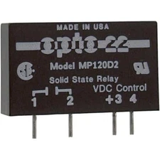 1pc OPTO 22 MP120D2 Relay 2 A (Nom.) 120 VAC 5 mA (Max.) Off-State Solid St