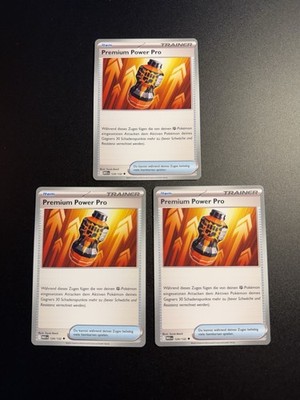 3x Premium Power Pro 124/132 - Mega Entwicklung - Pokémon DE - Playset