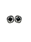 David Yurman Black Onyx 925 Sterling Silver Infinity Earrings 3.7g — photo 6