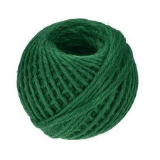 164 Feet 2.5mm Garden Twine, Jute Twine String Cords Dark Green for DIY