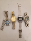 Lot of 4 Watches | Repair / Parts | Vintage Seiko Gruen Nike Advance
