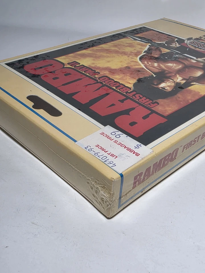 Vtg NEW SEALED Rambo First Blood Part II Commodore 64/128  - Image 3 of 4