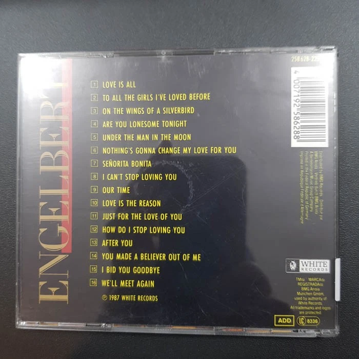 ENGELBERT remember i love you SONOPRESS EX/VG+ (CD Album, Pop, White) - Bild 4 von 4