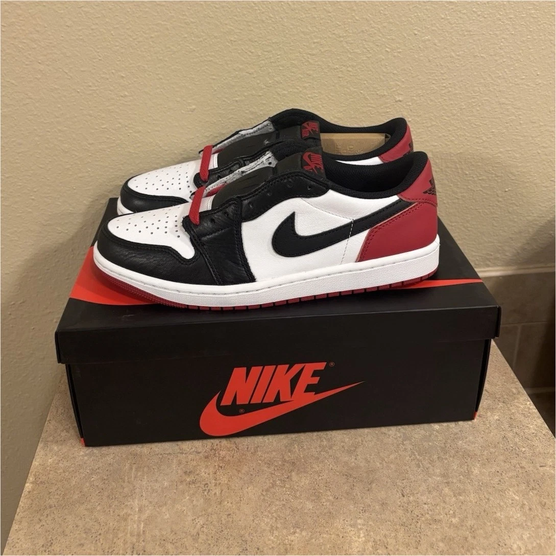 Jordan 1 Retro Low White/Black/Varsity Red for Sale | Authenticity