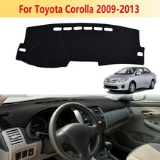 Anti-glare Car Dashboard Dash Mat Accessories For Toyota Corolla 2009-2013 Black