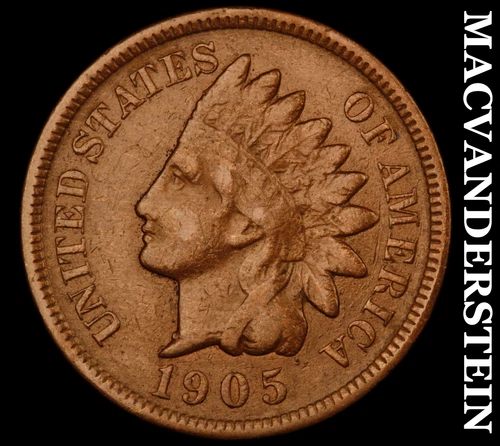 1905 Indian Head Cent- Very Fine Better Date No Reserve #i7919
