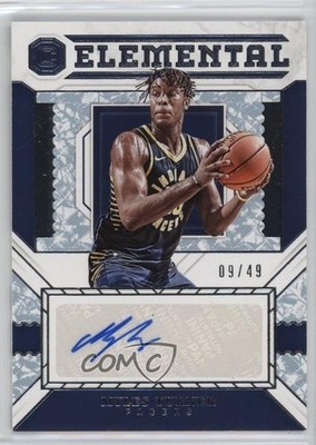 2018-19 Cornerstones Elemental Signatures Crystal 9/49 Myles Turner Auto 0nr3