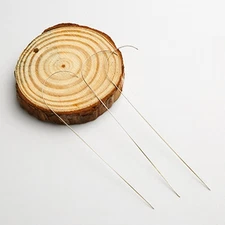 New Big Eye Curved Flexible Beading Needles For Jewelry Making Bead DIY Craft