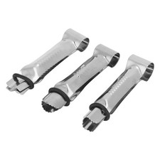 3 pezzi crimpatrice per torte in acciaio inox decorazione morsetto stampo fai da te cottura