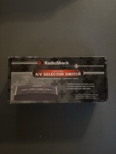 Radio Shack 15-313 S Video Composite A/V 4 in 1 out Video Selector Switch New