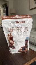 Jay Robb Whey Chocolate Isolate Protein Powder Low Carb Keto Vegetarian GF 07-26