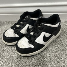 Nike Dunks Low Retro Panda (PS) - Black/White Size Children's 9C “PANDA” EUC