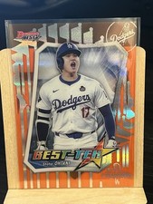 Topps Bowman's Best Best-Tek Insert Shohei Ohtani Dodgers Orange 2025 /25 