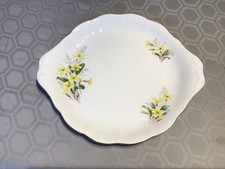 Royal Albert Friendship Series - PRIMROSE - Eared Sandwich Cake Plate - 26.5cm