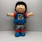 VTG 1991 Hasbro Cabbage Patch Kids CPK PreSchool Kids Boy Doll Black Yarn Hair