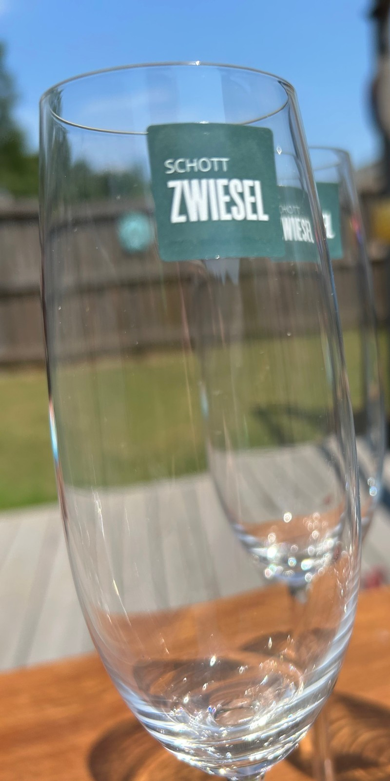 Schott Zwiesel~Sparkling Wine~Champage Glasses~Crystal~Four~NIB image 3