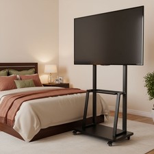 Universal Floor TV Stand for 26-55" 32-55" 37-75"32-75" LED OLED LCD Plasma Flat