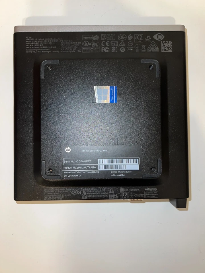 HP ProDesk 400 G3 Mini i5-7500T with Windows 11 Pro - Image 3 of 3