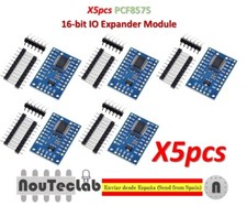 5pcs PCF8575 16-bit IO Expander Module I2C To 16IO Ports Expansion Board