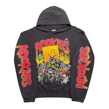 Kapital Buster Peckish Rainbowy Kookies Hooded Sweatshirt Black