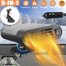 500W Heater & Portable Heating Cooling Fan Defroster Demister for Car Truck 12V