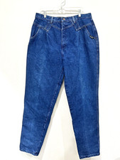 Retro 80  s Rockies Bareback Women  s Jeans SZ 36x34 Western V Yoke Cowboy Y2K