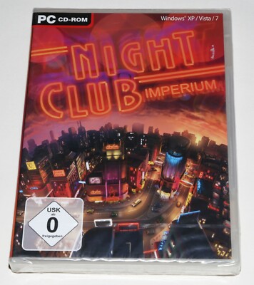 NIGHTCLUB IMPERIUM - PC CD ROM - NEU & IN FOLIE NEW & SEALED - TYCOON