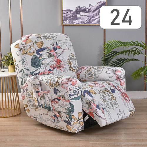 Elastic Stretch Floral Recliner Chair Cover Sofa Armchair Full Cover